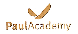 Gold Paul Academy logo from Eric’s original business card